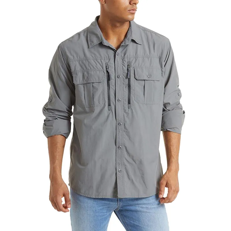 Zip Pocket Vented Shirts