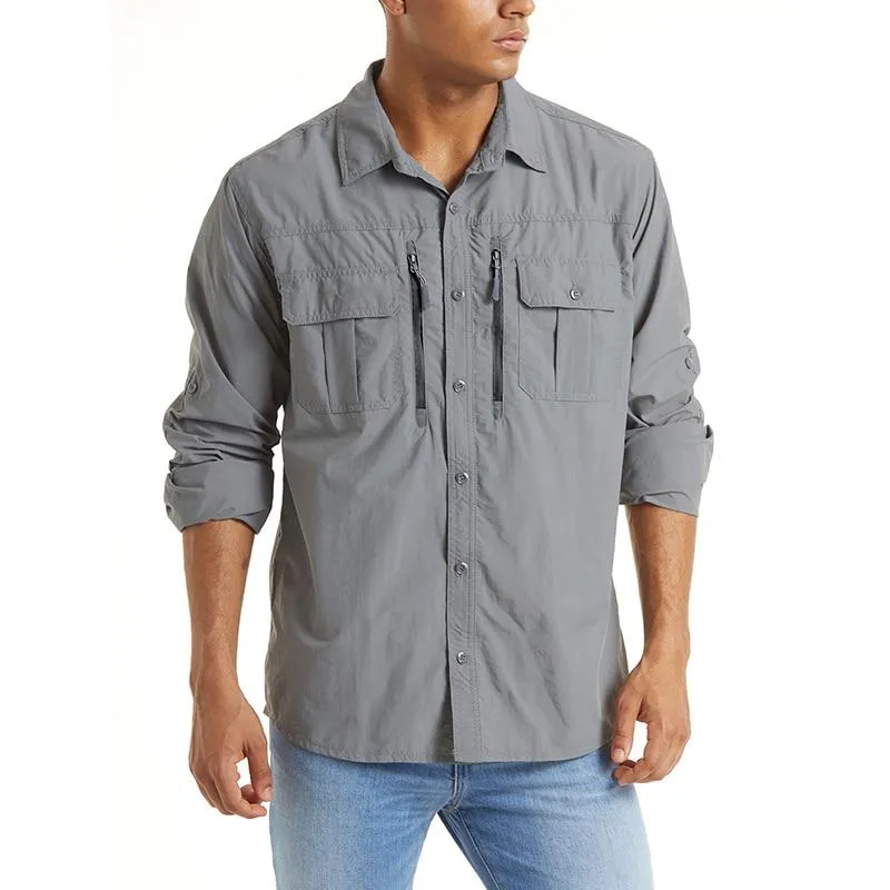 Zip Pocket Vented Shirts