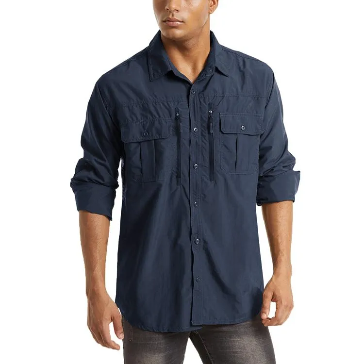 Zip Pocket Vented Shirts