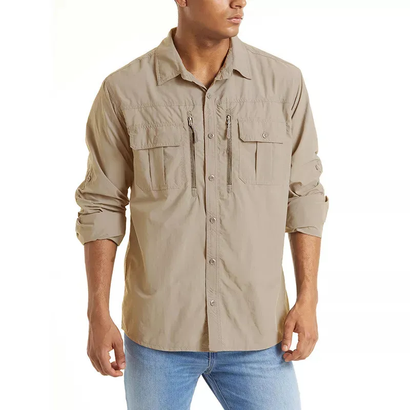 Zip Pocket Vented Shirts