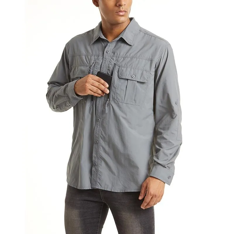 Zip Pocket Vented Shirts