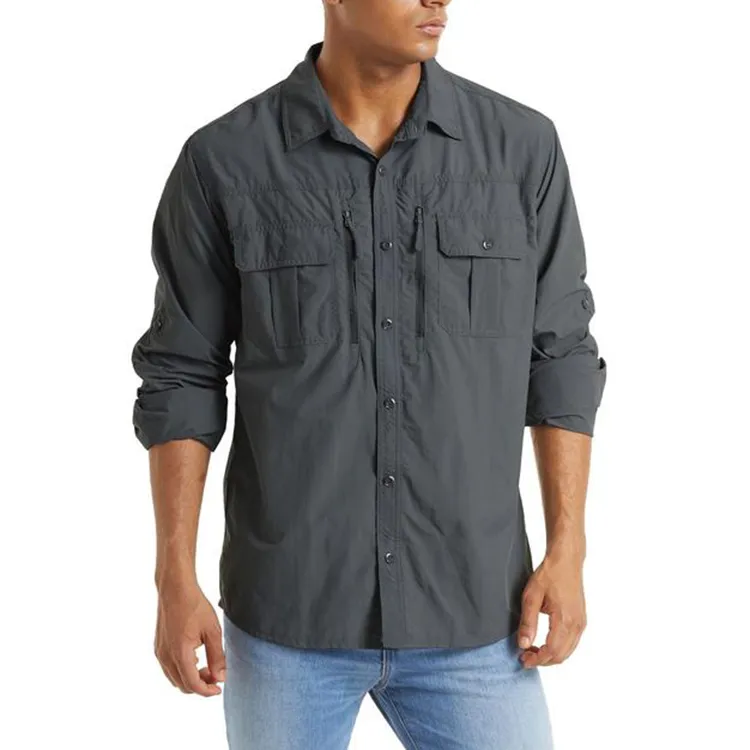 Zip Pocket Vented Shirts