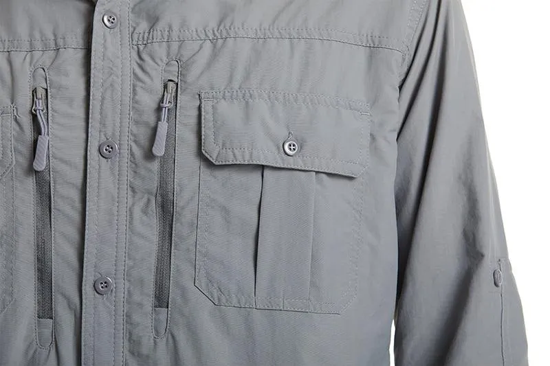 Zip Pocket Vented Shirts